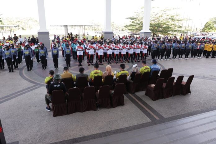 lomba gerak jalan sd, smp dan sma se kalsel