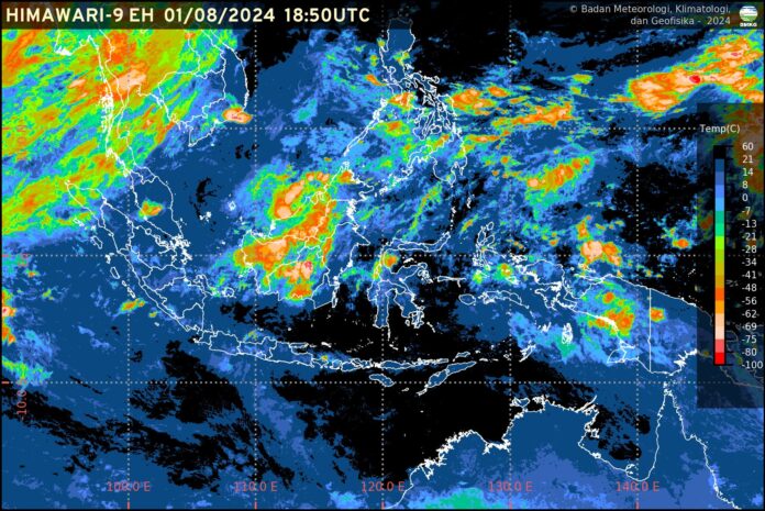 BMKG : Prakiraan Cuaca Sejumlah Kota di Indonesia 2 Agustus