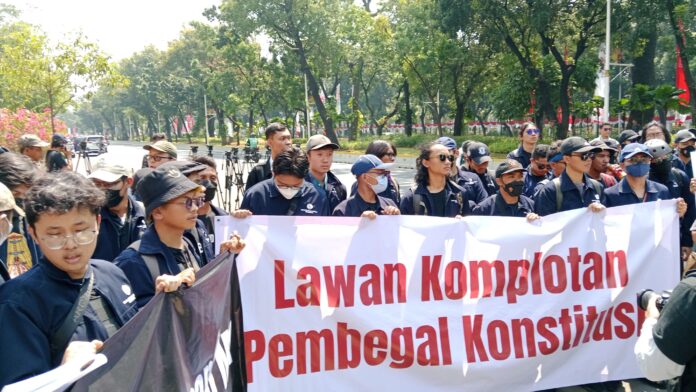 mahasiswa hingga buru gelar aksi putusan MK demontrasi putusan MK