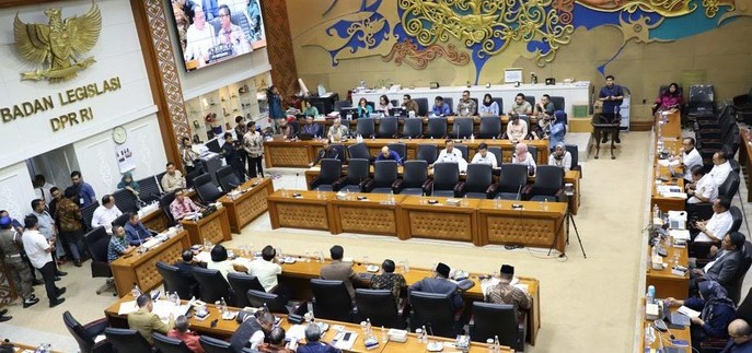pada rapat Panja RUU Pilkada di ruang rapat Baleg DPR RI Panja RUU Pilkada
