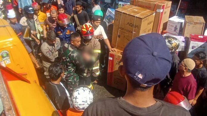 kebakaran pasar musafir