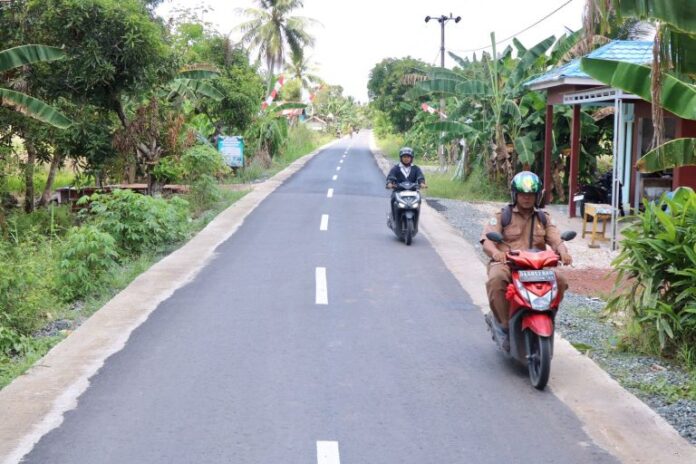 Jalan Diaspal, Saidi: Semoga Dapat Memperlancar Distribusi Hasil Pertanian