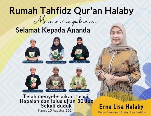 TPQ Halaby cetak hafizd TPQ Halaby