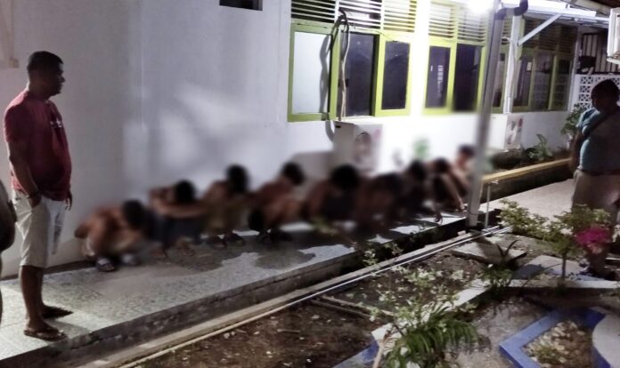 belasan remaja terjaring pekat