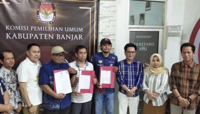 pilkada kabupaten banjar diikuti dua paslon