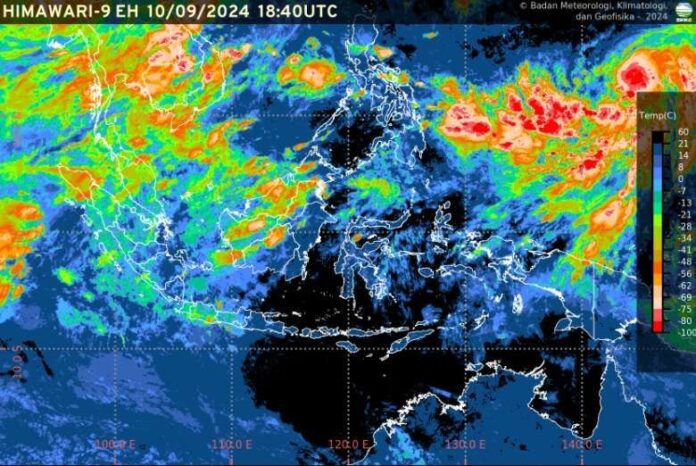 BMKG : Prakiraan Cuaca Sejumlah Kota di Indonesia 11 September