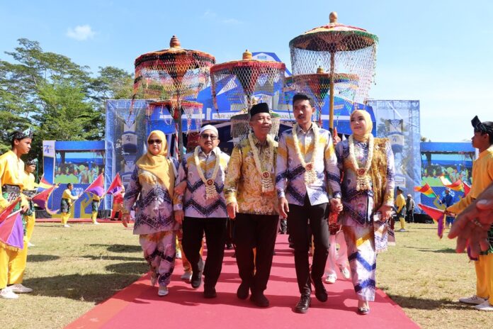 psangan rakat bersama 2 Puncak Harjad Bupati Sampaikan Keberhasilannya Selama Memimpin