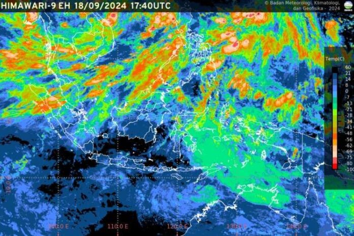 BMKG : Prakiraan Cuaca Sejumlah Kota di Indonesia 19 September