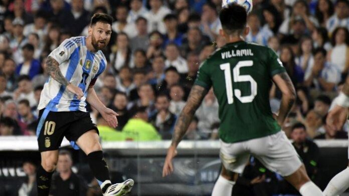Messi-argentina-vs-bolivia-6-0 Hasil Kualifikasi Piala Dunia 2026: Argentina vs Bolivia 6-0, Messi Hatrick