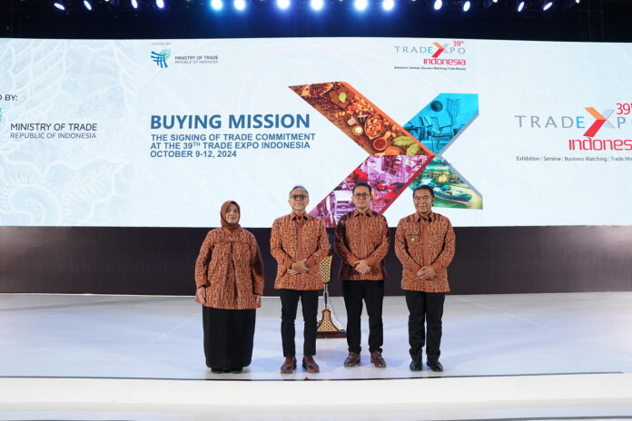 komitmen dagang komitmen dagang RI di evebt TEI 2024