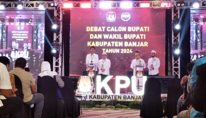 Debat perdana pilkada banjar