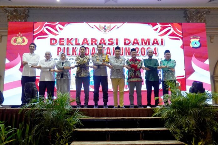 deklarasi pemilu damai 2024 usai Deklarasi Pilkada Damai 2024