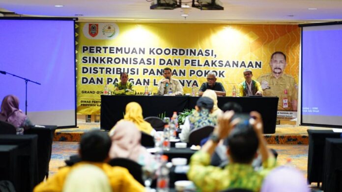rakor pendistribusian pangan pokok distribusi pangan pokok