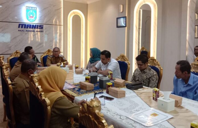 Pemkab Banjar Terima Kunker Komisi I DPRD Banjarbaru Terkait Bantuan Hibah