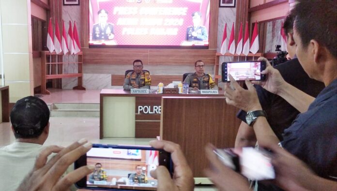 Polres Banjar sampaikan angka tindak kejahatan sepanjang 2024 tindak kejahatan 2024
