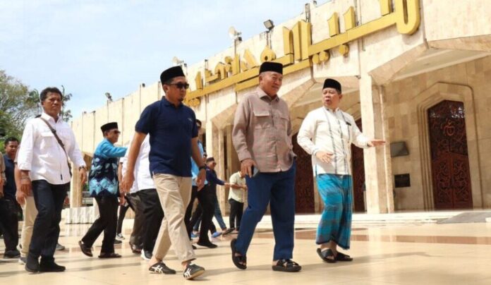 Gubernur Lihat Kondisi Masjid Raya Sabilal Muhtadin