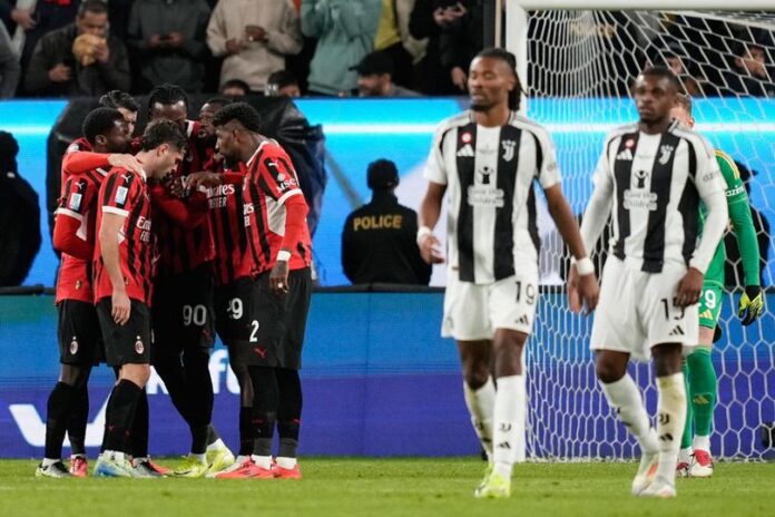 Juventus Harus Mengakui Keunggulan AC Milan,  Kalah Dengan Skor 1-2