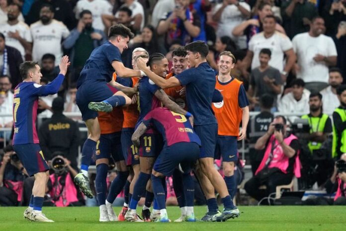 Kalahkan Real Madrid 5-2, Barcelona Juara Supercopa de Espana 2025