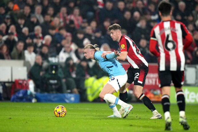 Brentford vs Manchester City Bermain Imbang Skor 2-2