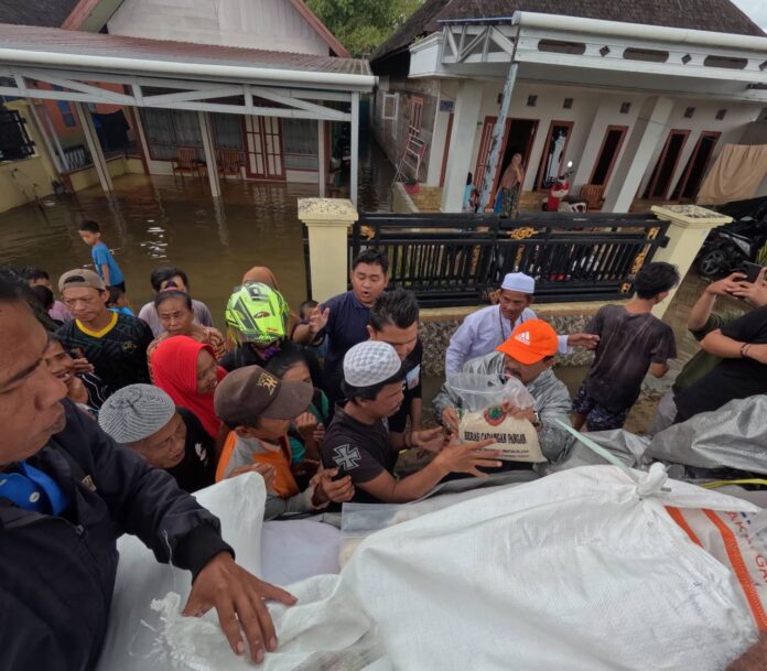 5,5 Ton Beras Disalurkan Pemprov Kalsel Untuk Terdampak Banjir