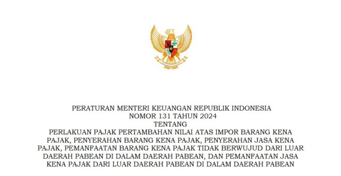 PMK Nomor 131