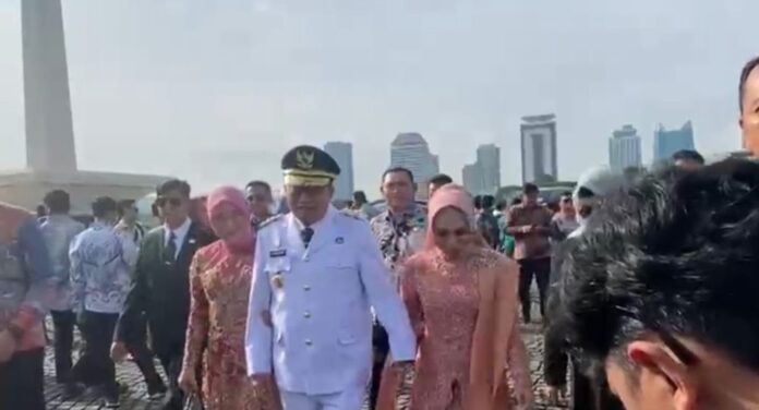 Gubernur Kalsel H Muhidin  sebelum pelantikan Gubernur Kalsel H Muhidin