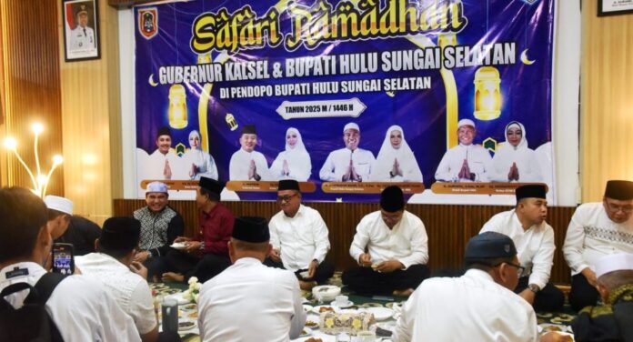 Safari Ramadan ke HSS, Gubernur Ajak Masyarakat Terus Mendukung Pembangunan 