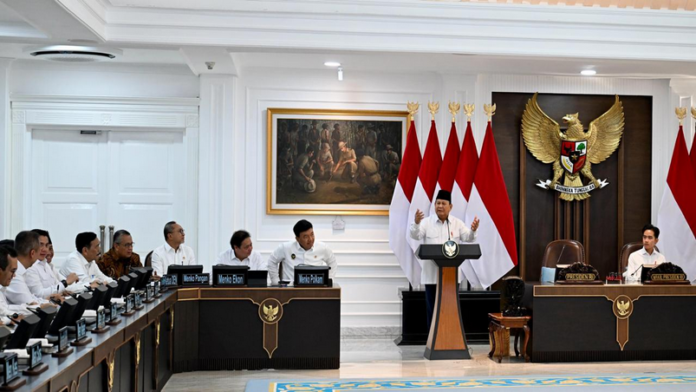 Presiden Prabowo Pimpin Sidang Kabinet Paripurna Bahas Persiapan Idulfitri Pangan Nasional Aman Program Pro-Rakyat Berjalan pangan nasional