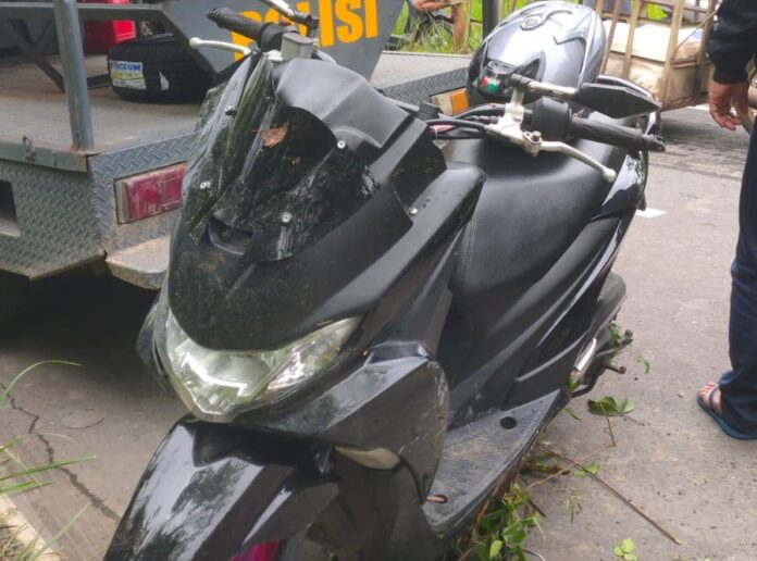 juwita meninggal sepeda motor yang digunakan juwita