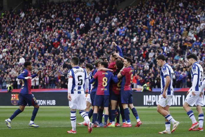 Barcelona Pesta Gol ke Gawang Real Sociedad, Skor 4-0