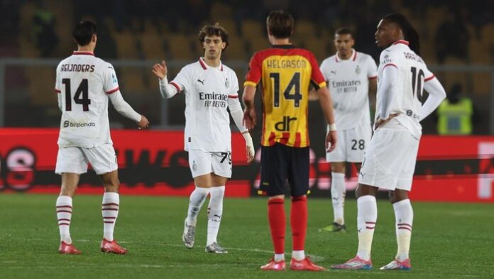 Lecce vs AC Milan, Rossoneri Menang 3-2
