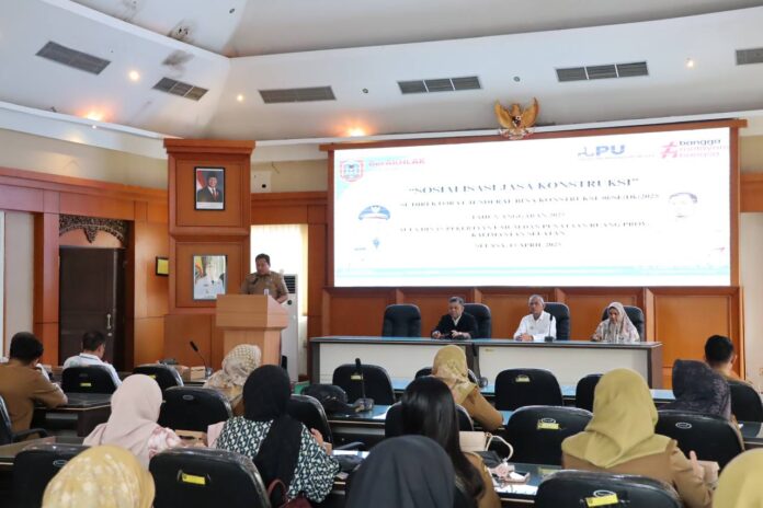 Mempermudah Dalam Melaksanakan Tugas, PUPR Kalsel Gelar Sosialisasi Jasa Konstruksi 