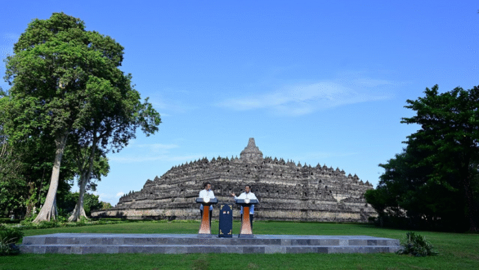 Indonesia–Prancis Luncurkan Kemitraan Strategis Kebudayaan di Candi Borobudur Indonesia–Prancis