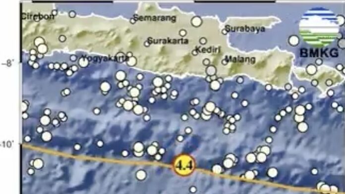 Kota Yogyakarta getarannya sampai Kota Yogyakarta