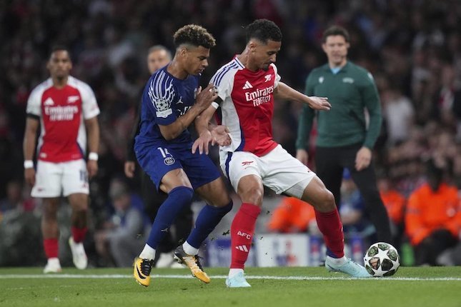 library_upload_21_2025_04_645x430_saliba-7_e9221df Prediksi PSG vs Arsenal di Leg Kedua Semifinal Liga Champions
