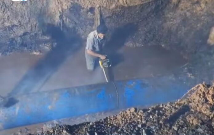 ptam intan banjar perbaiki kebocoran pipa