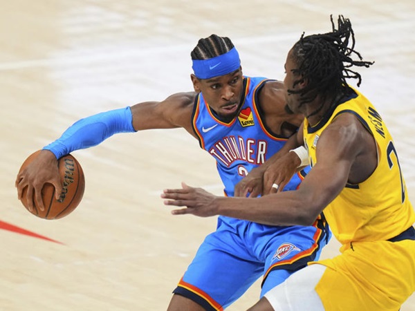 shai-gilgeous-alexander-cetak-sejarah-saat-bantai-pacers-di-game-2 Oklahoma City Thunder Kalahkan Indiana Pacers 123-107, Kedudukan 1-1