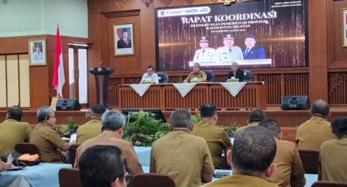 Rakor Lingkup Pemprov Kalsel Bahas Penyelenggaraan Pemerintahan TA 2025