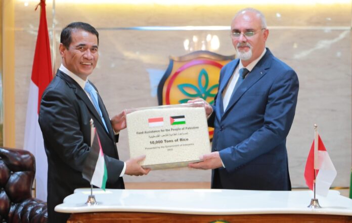 Pemerintah Indonesia Bantu 10.000 Ton Beras kepada Palestina