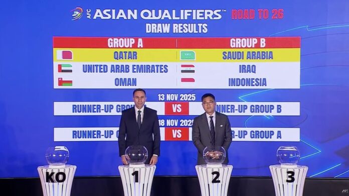 Hasil Drawing Ronde 4: Indonesia Bertemu Irak dan Arab Saudi