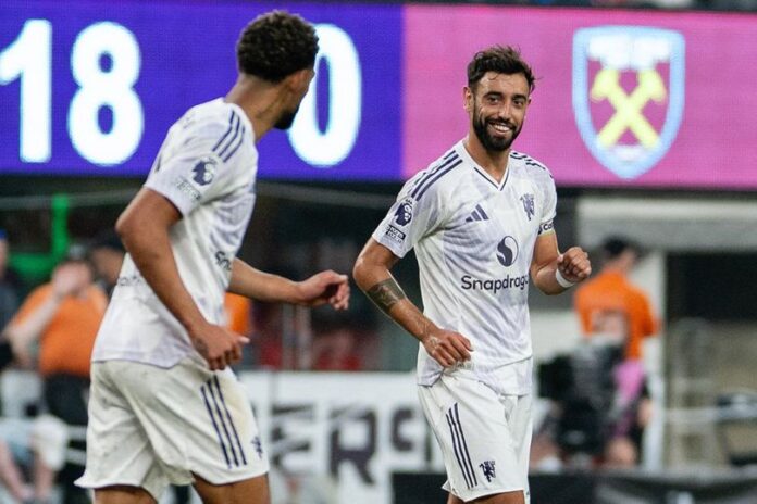 Hasil Laga Pramusim: Manchester United vs West Ham, Skor 2-1