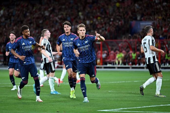 Arsenal vs Newcastle, The Gunners Menang Tipis Skor 3-2