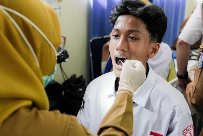 Program CKG Sekolah Disambut Antusias Siswa