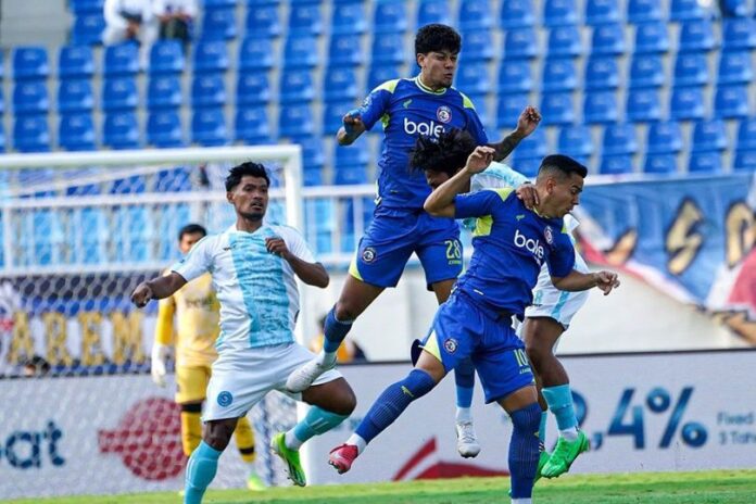 Arema FC vs PSBS Biak, Singo Edan Menang 4-1