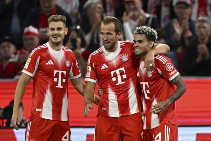 Bayern Munchen vs RB Leipzig Skor 6-0, Harry Kane Hattrick