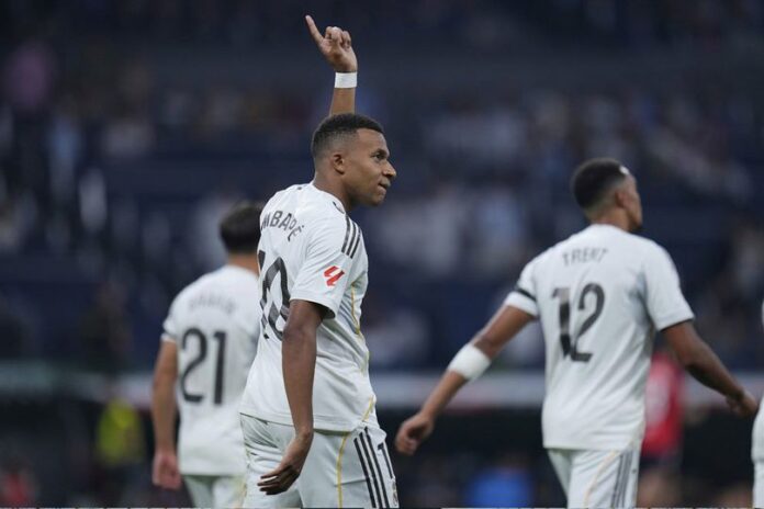 Real Madrid vs Osasuna Skor 1-0, Kylian Mbappe Cetak Gol