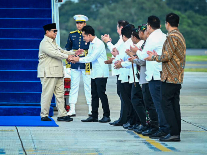 Presiden Prabowo Pulang ke Tanah Air Usai Lawatan ke Empat Negara Mitra Strategis
