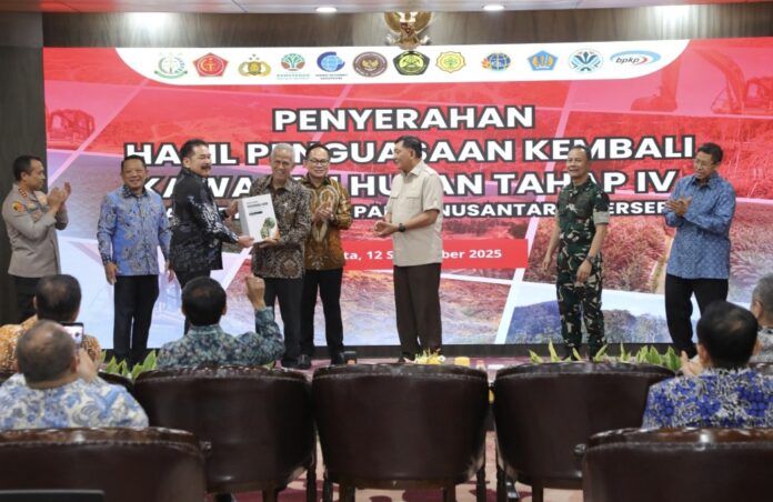 Satgas PKH Kembalikan 674.178 Hektare Kawasan Hutan ke Negara