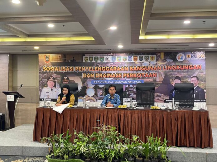 PUPR Kalsel Gelar Sosialisasi Bangunan Lingkungan dan Drainase