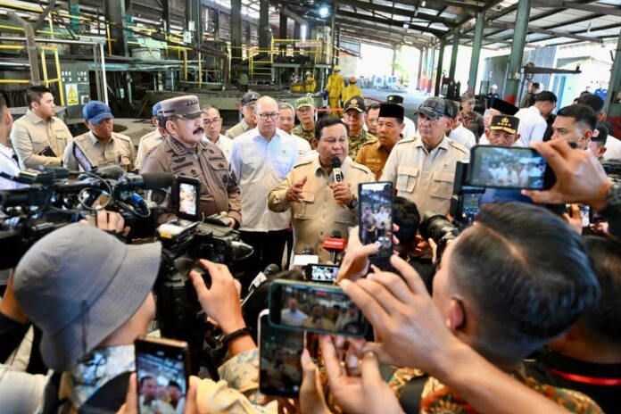 Prabowo Saksikan Penyerahan Aset Rampasan Rp7 T Kasus Timah Ilegal